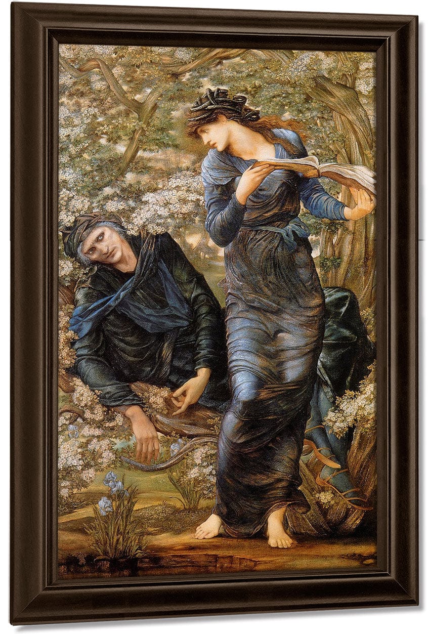 The Beguiling Of Merlin By Edward Burne Jones Fine Art Print