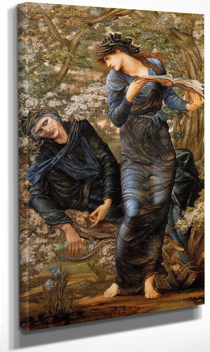 The Beguiling Of Merlin By Edward Burne Jones Fine Art Print