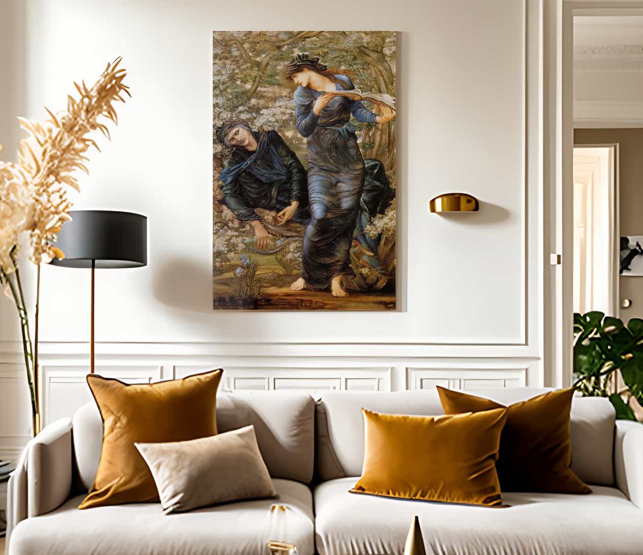 The Beguiling Of Merlin By Edward Burne Jones Fine Art Print