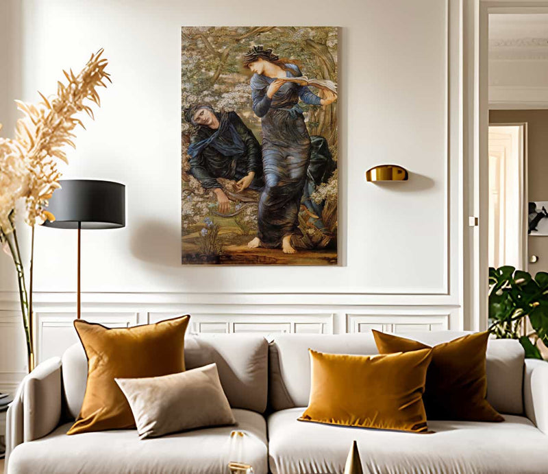 The Beguiling Of Merlin By Edward Burne Jones Fine Art Print
