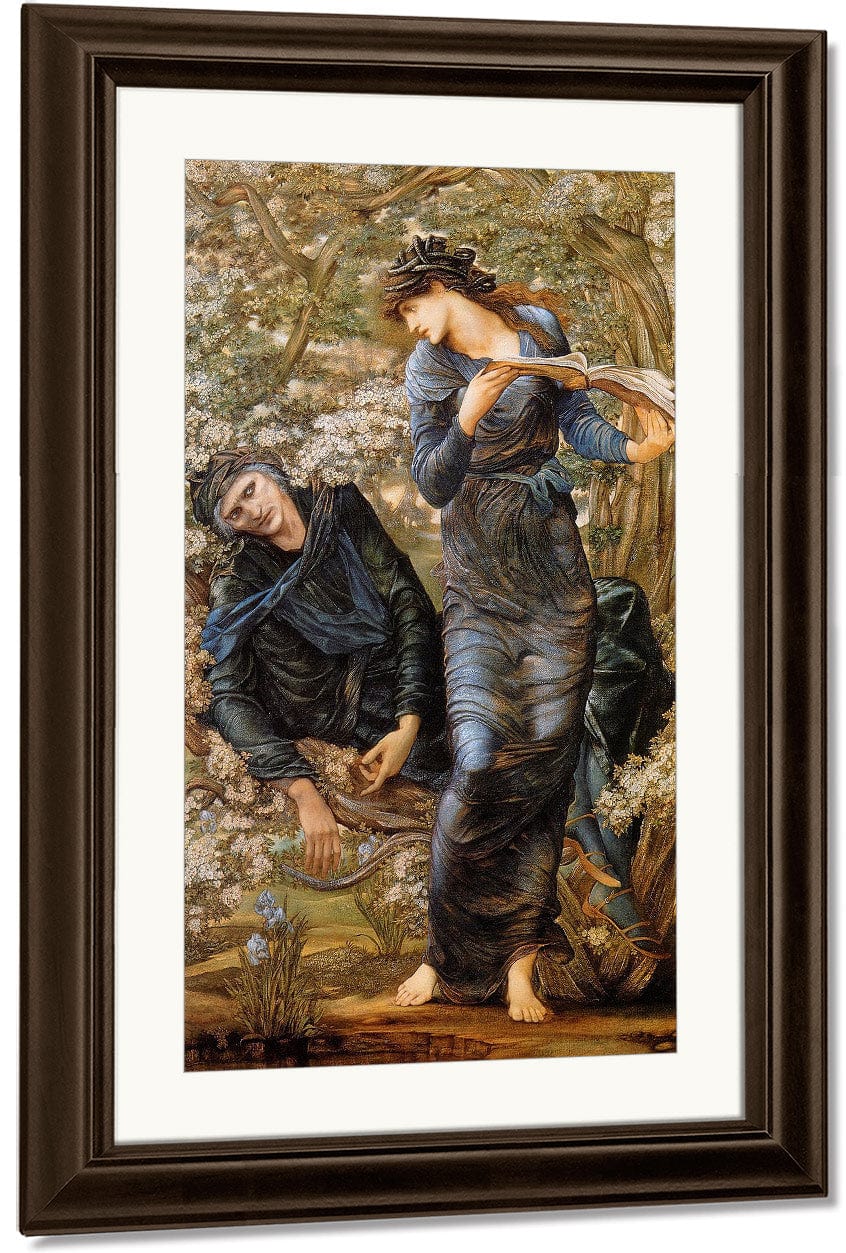 The Beguiling Of Merlin By Edward Burne Jones Fine Art Print
