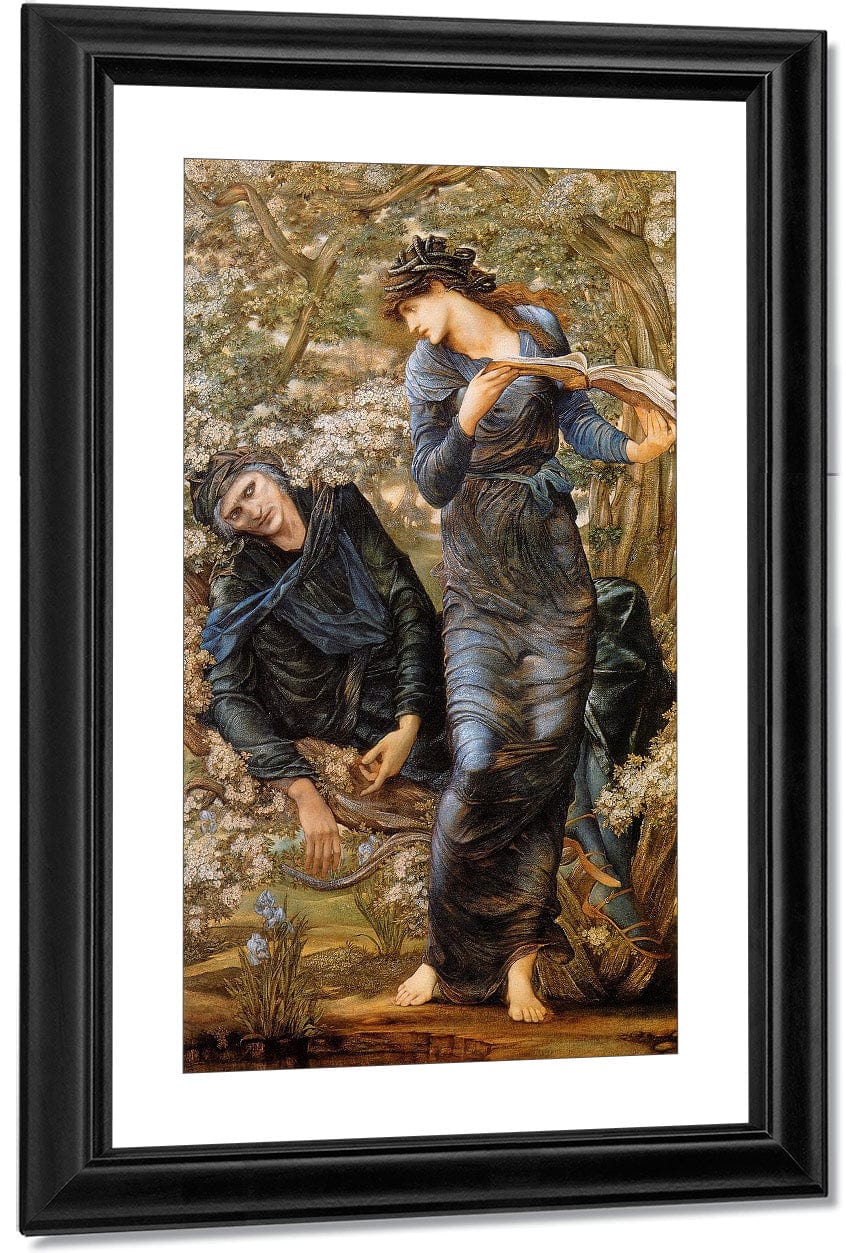 The Beguiling Of Merlin By Edward Burne Jones Fine Art Print