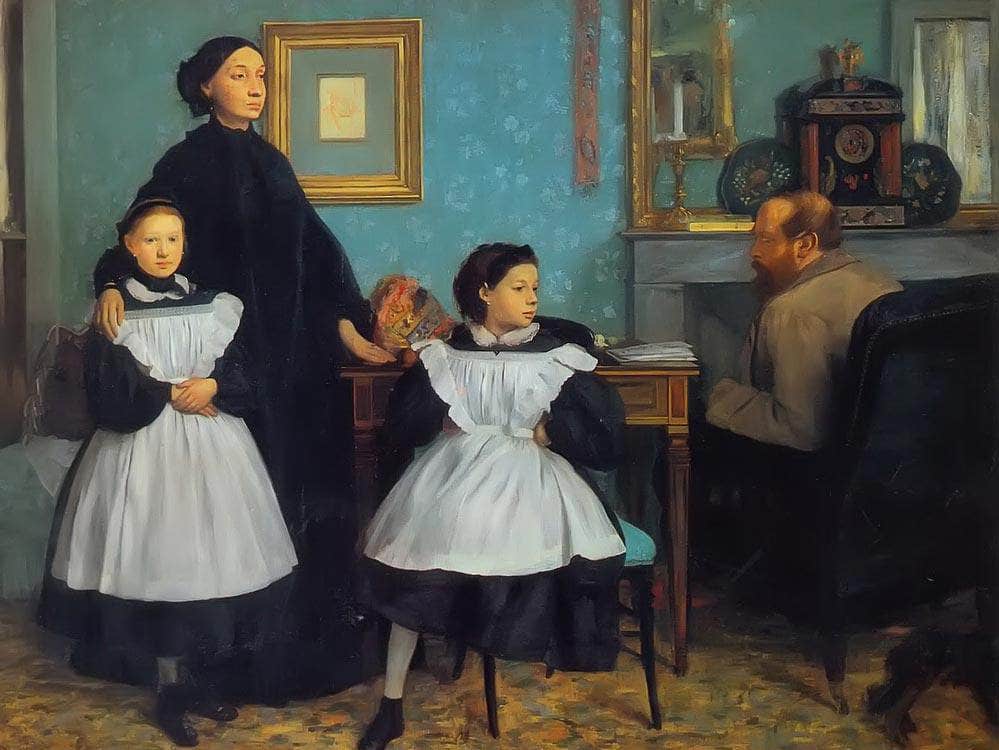 The Bellelli Family By Edgar Degas Fine Art Print