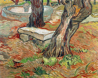 The Bench At Saint Remy By Vincent Van Gogh Fine Art Print