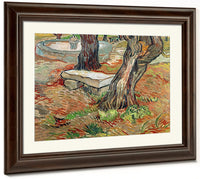 The Bench At Saint Remy By Vincent Van Gogh Fine Art Print