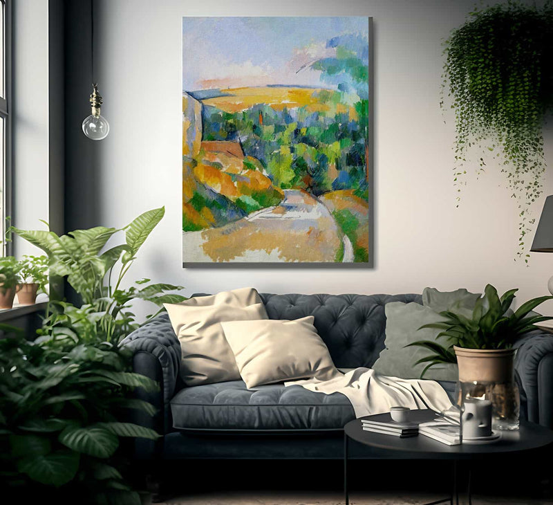 The Bend In The Road By Cezanne Paul Fine Art Print