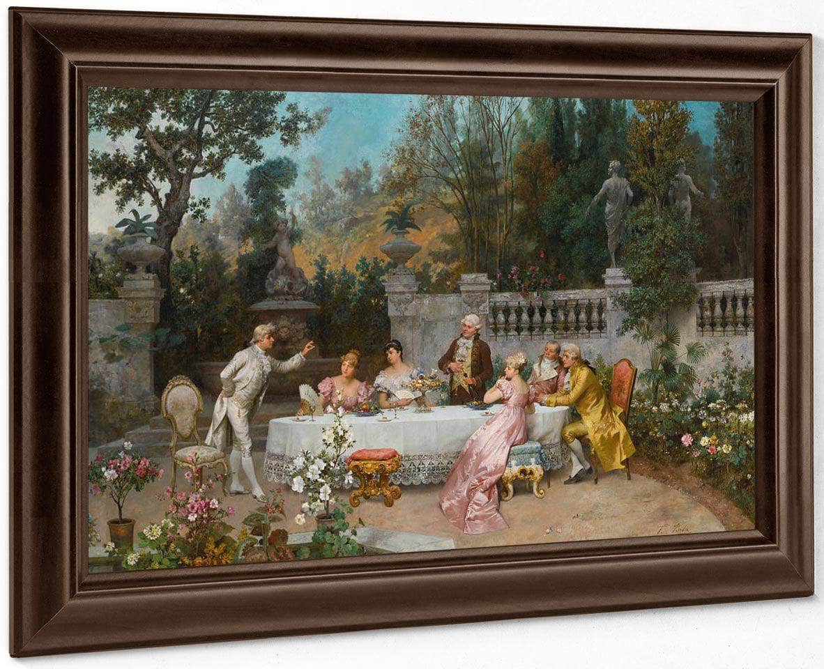 The Betrothal By Francesco Beda Fine Art Print