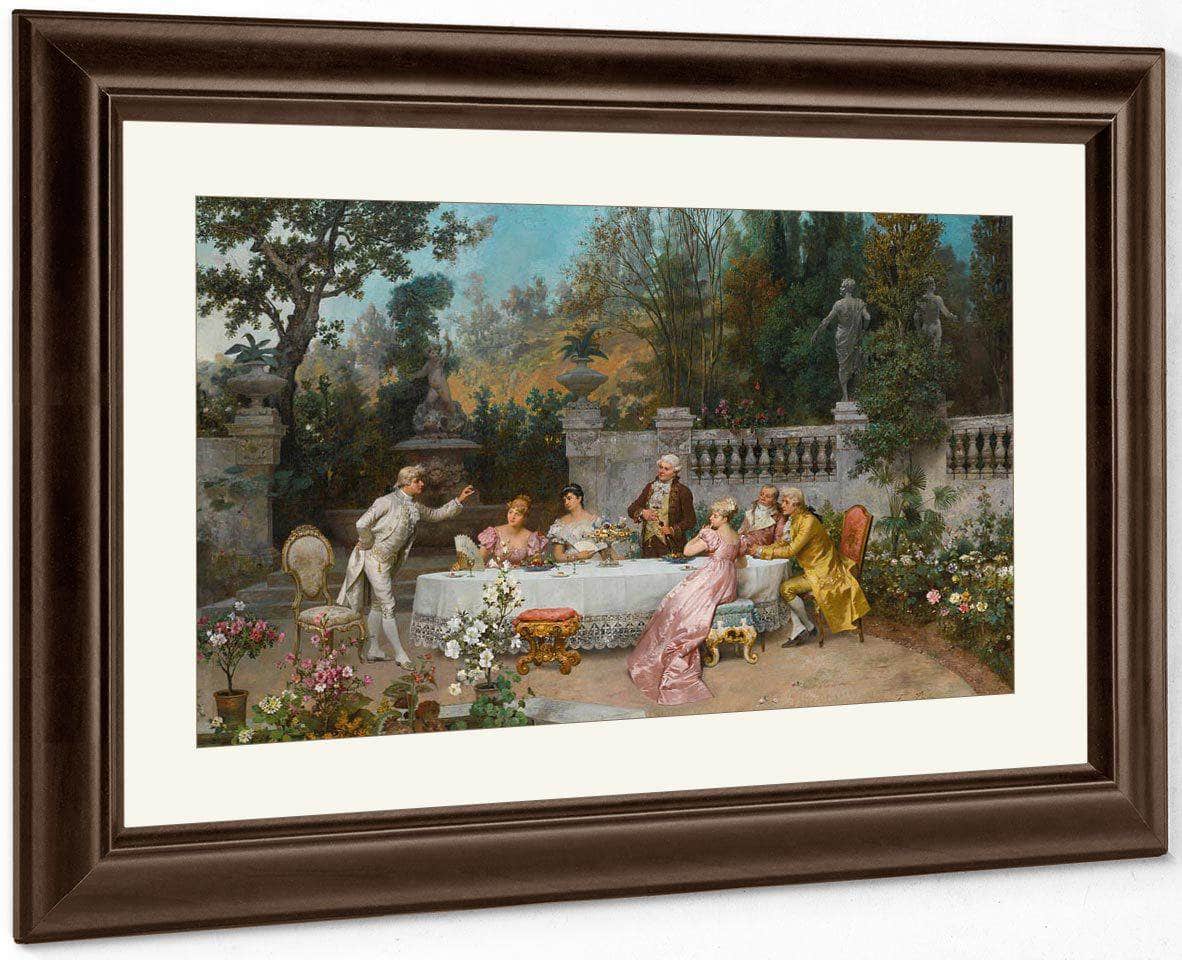 The Betrothal By Francesco Beda Fine Art Print