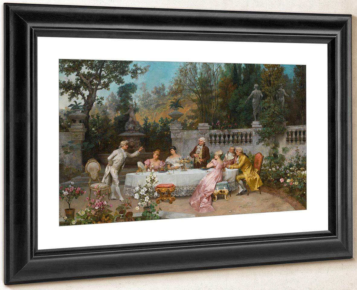 The Betrothal By Francesco Beda Fine Art Print