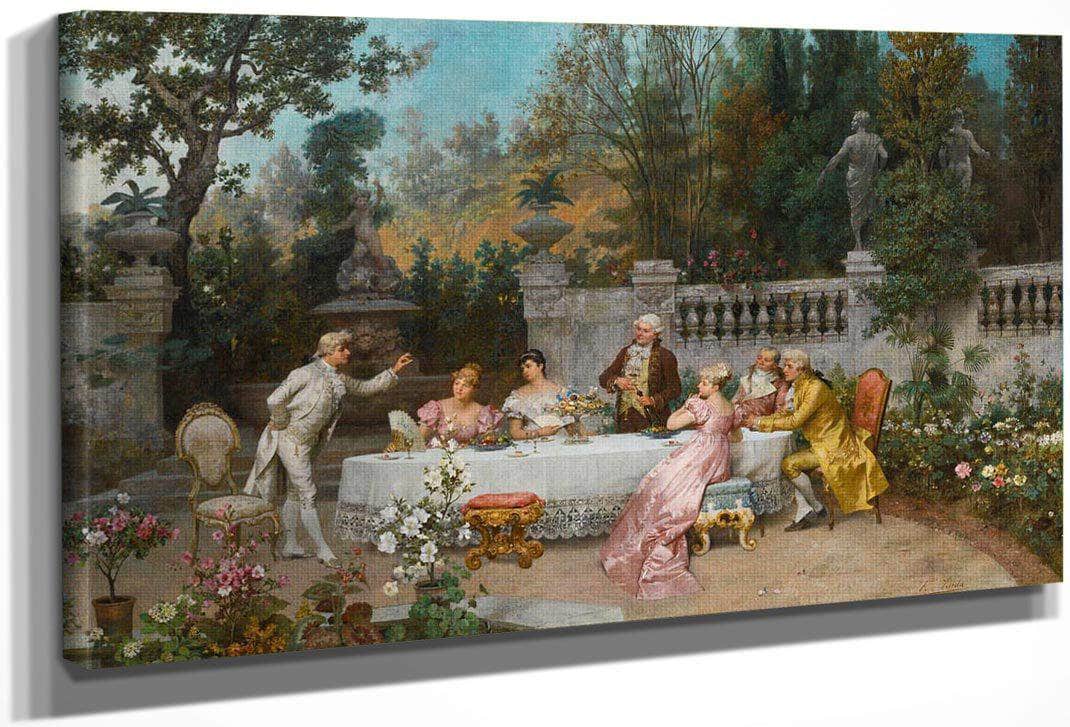 The Betrothal By Francesco Beda Fine Art Print