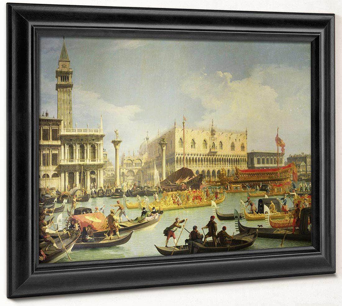 The Betrothal Of The Venetian Doge To The Adriatic Sea By Canaletto Fine Art Print