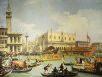 The Betrothal Of The Venetian Doge To The Adriatic Sea By Canaletto Fine Art Print