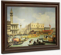 The Betrothal Of The Venetian Doge To The Adriatic Sea By Canaletto Fine Art Print