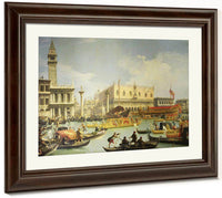 The Betrothal Of The Venetian Doge To The Adriatic Sea By Canaletto Fine Art Print