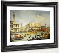 The Betrothal Of The Venetian Doge To The Adriatic Sea By Canaletto Fine Art Print
