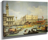 The Betrothal Of The Venetian Doge To The Adriatic Sea By Canaletto Fine Art Print
