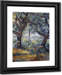 The Big Trees By Paul Cezanne Fine Art Print