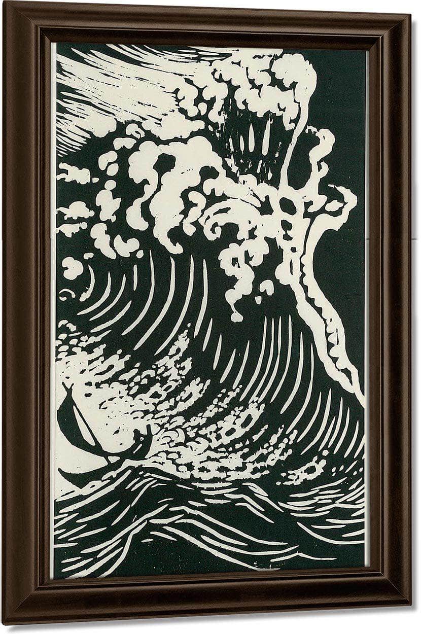 The Big Wave By Nicolai Astrup Fine Art Print