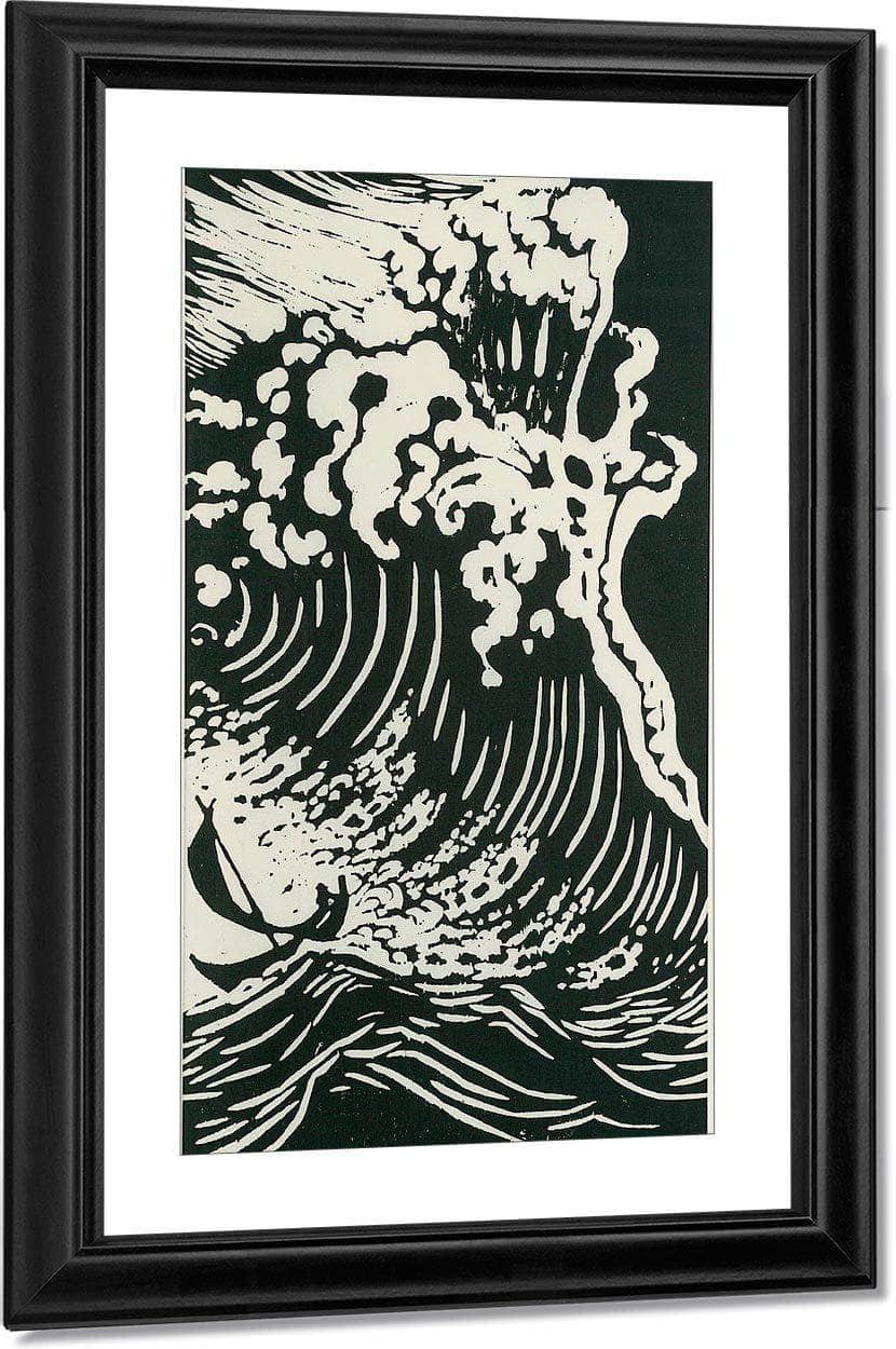 The Big Wave By Nicolai Astrup Fine Art Print