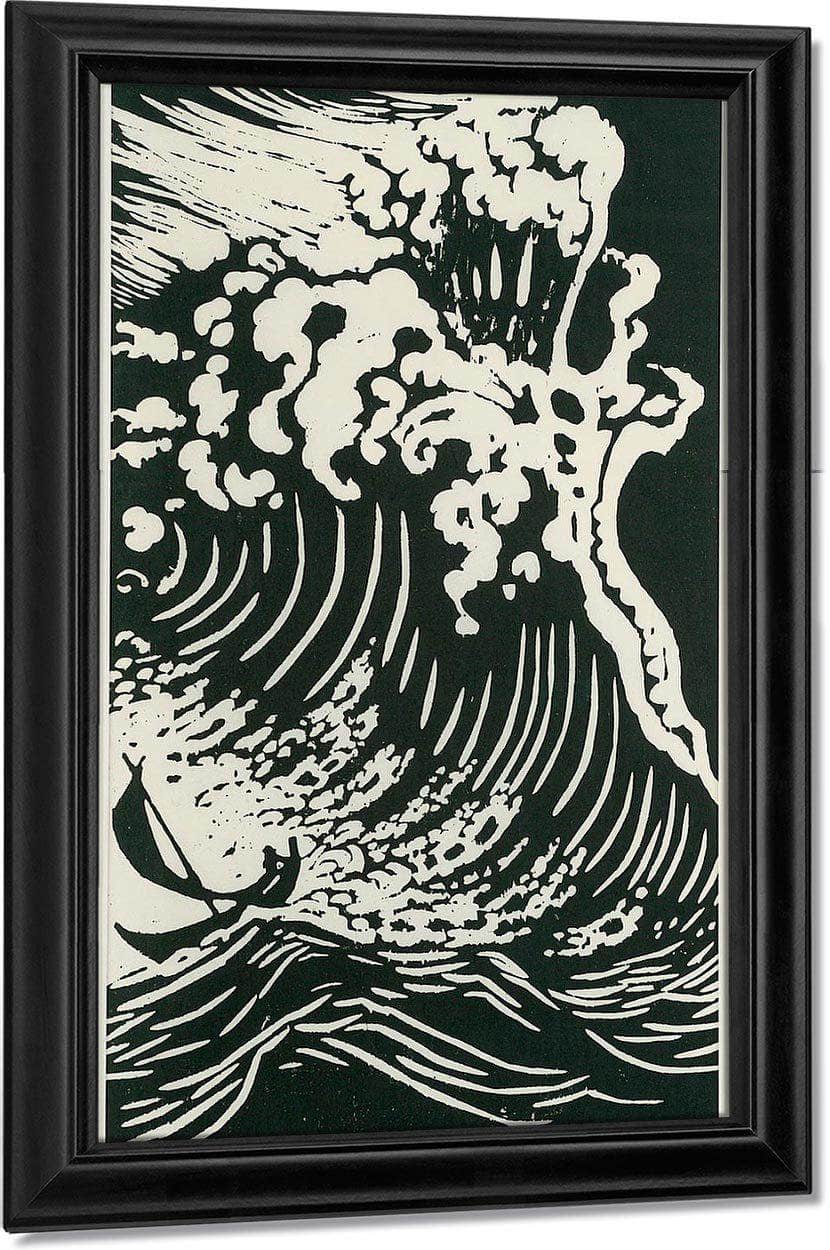 The Big Wave By Nicolai Astrup Fine Art Print
