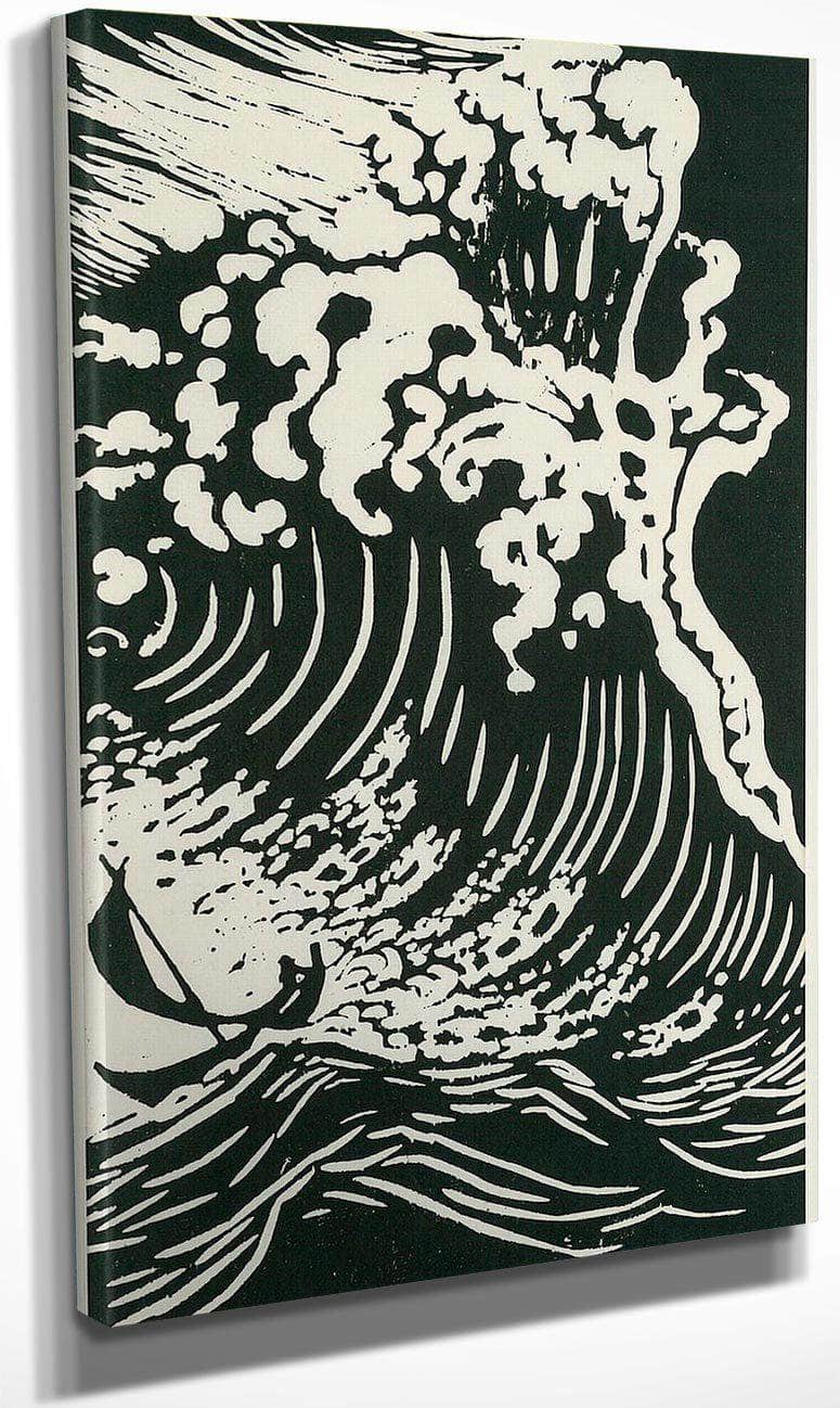 The Big Wave By Nicolai Astrup Fine Art Print