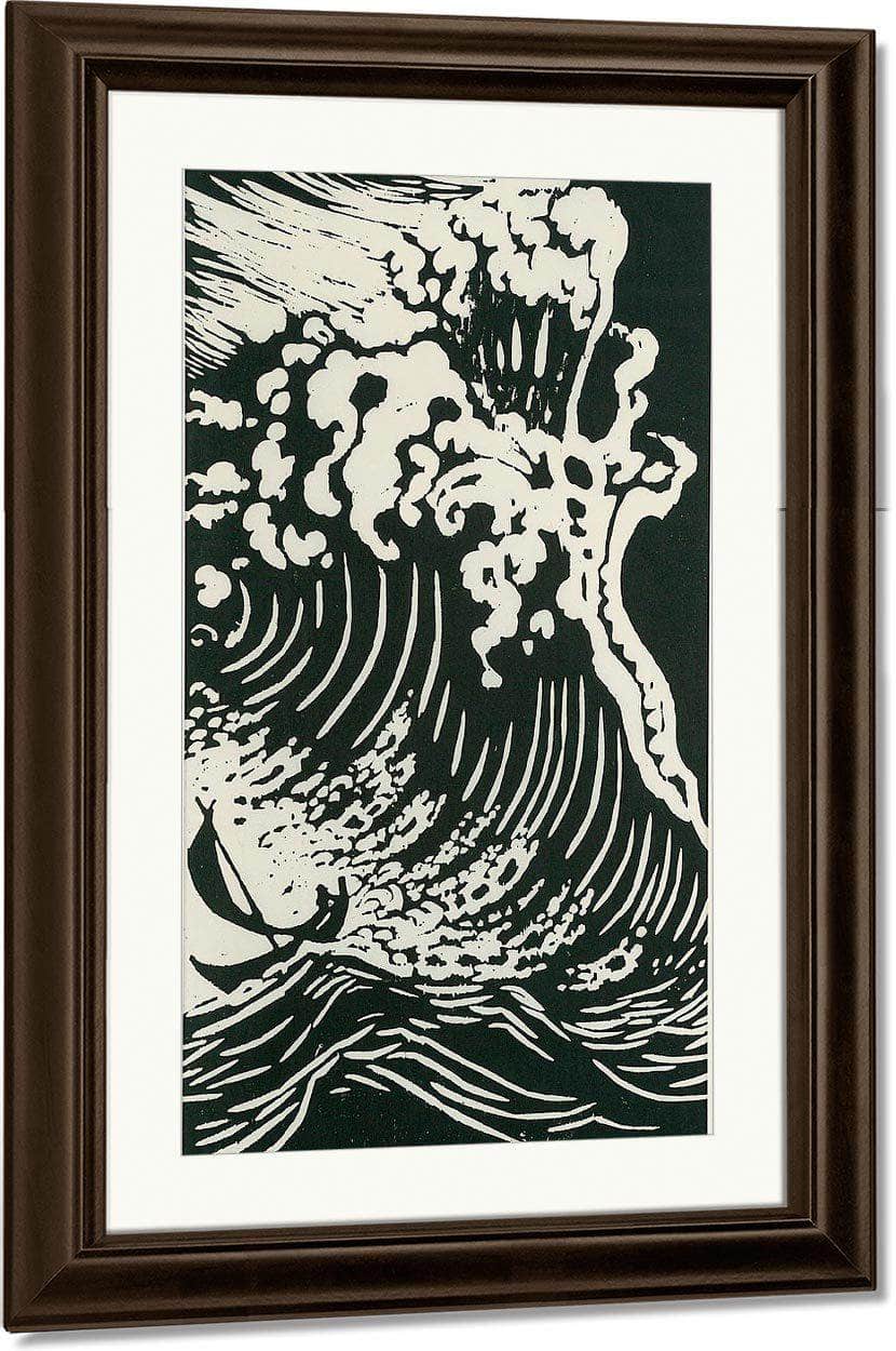 The Big Wave By Nicolai Astrup Fine Art Print