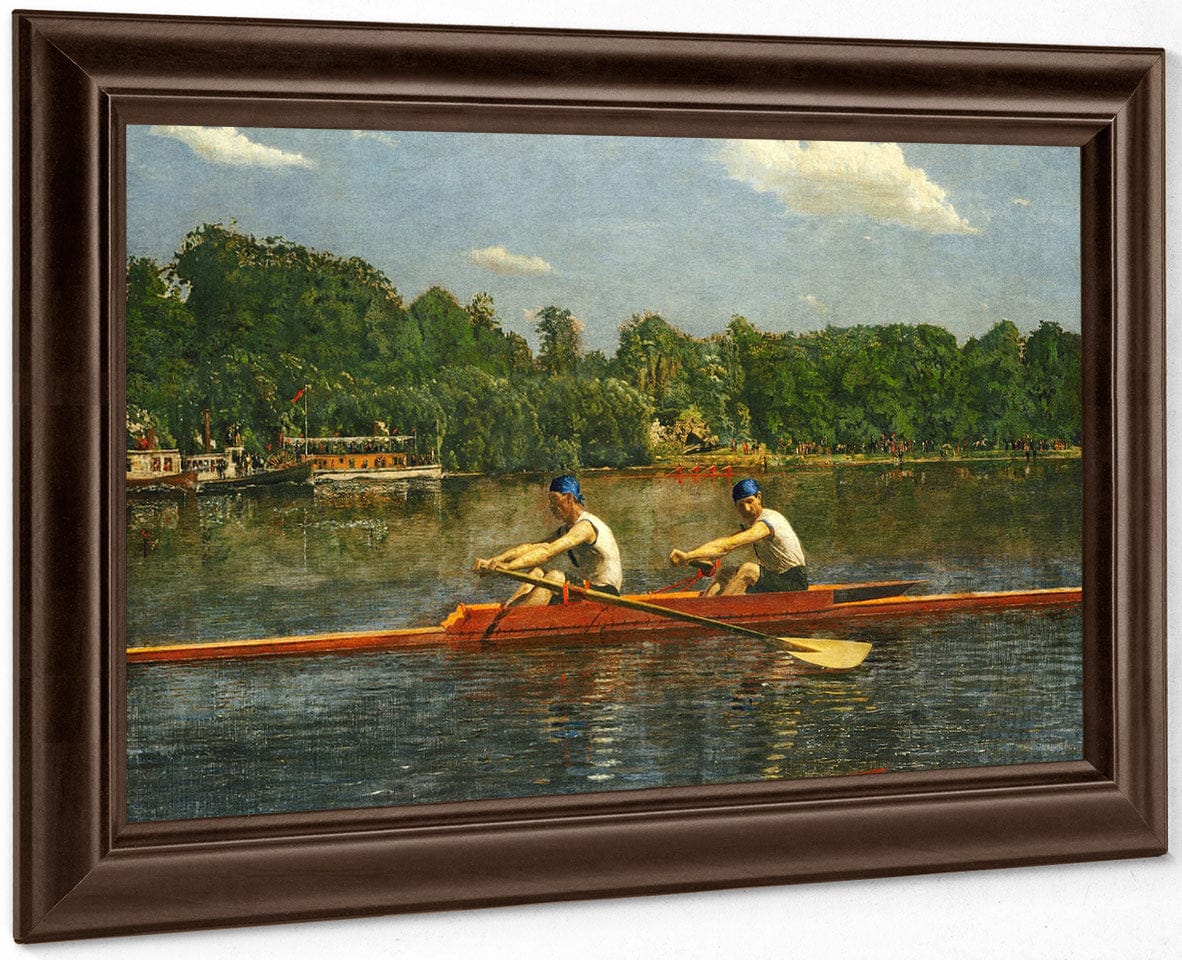 The Biglin Brothers Racing 1872 By Thomas Eakins Fine Art Print