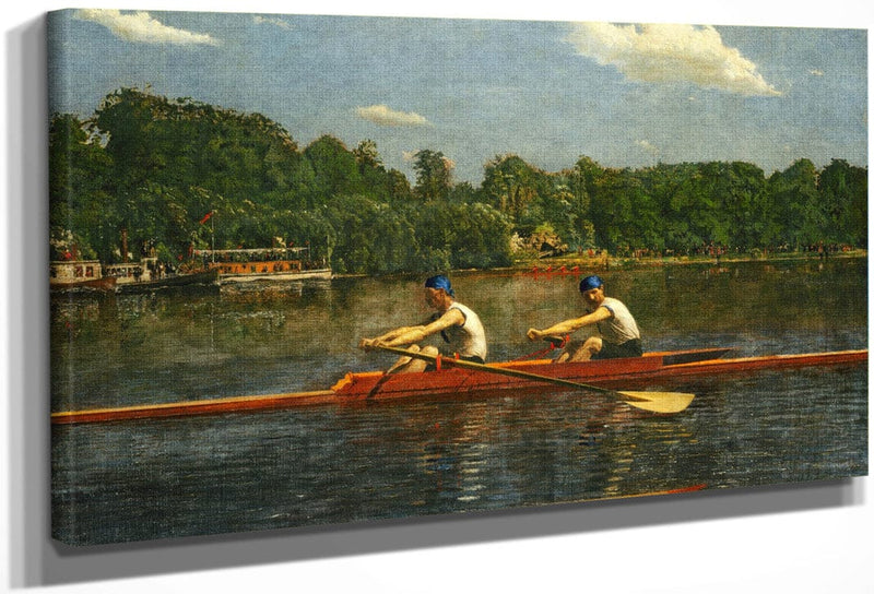 The Biglin Brothers Racing 1872 By Thomas Eakins Fine Art Print