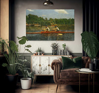 The Biglin Brothers Racing 1872 By Thomas Eakins Fine Art Print