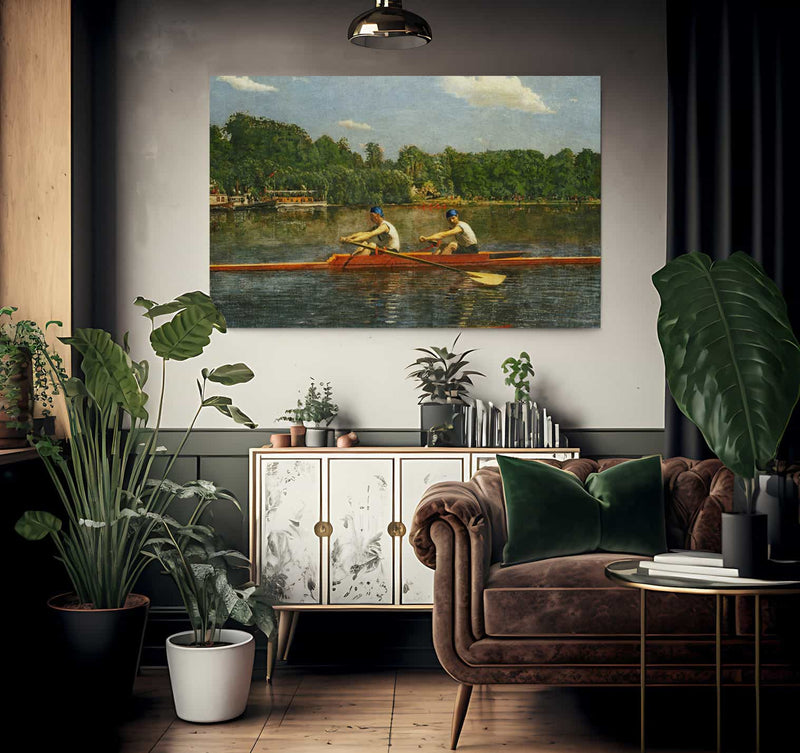 The Biglin Brothers Racing 1872 By Thomas Eakins Fine Art Print