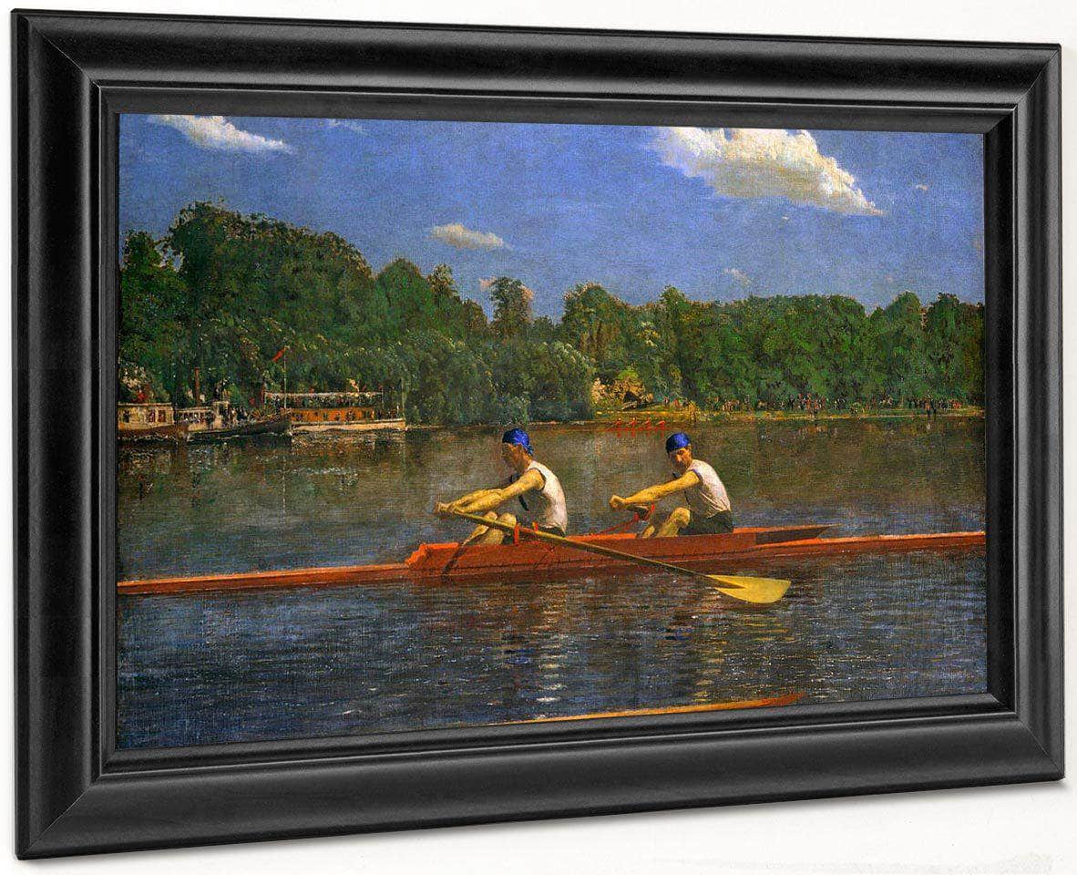 The Biglin Brothers Racing By Thomas Eakins Fine Art Print