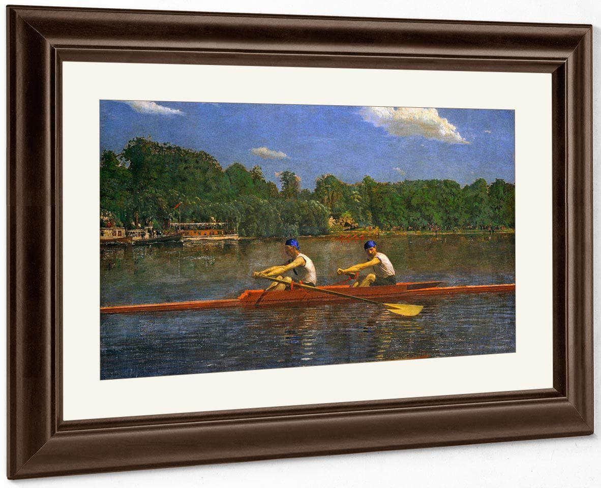The Biglin Brothers Racing By Thomas Eakins Fine Art Print
