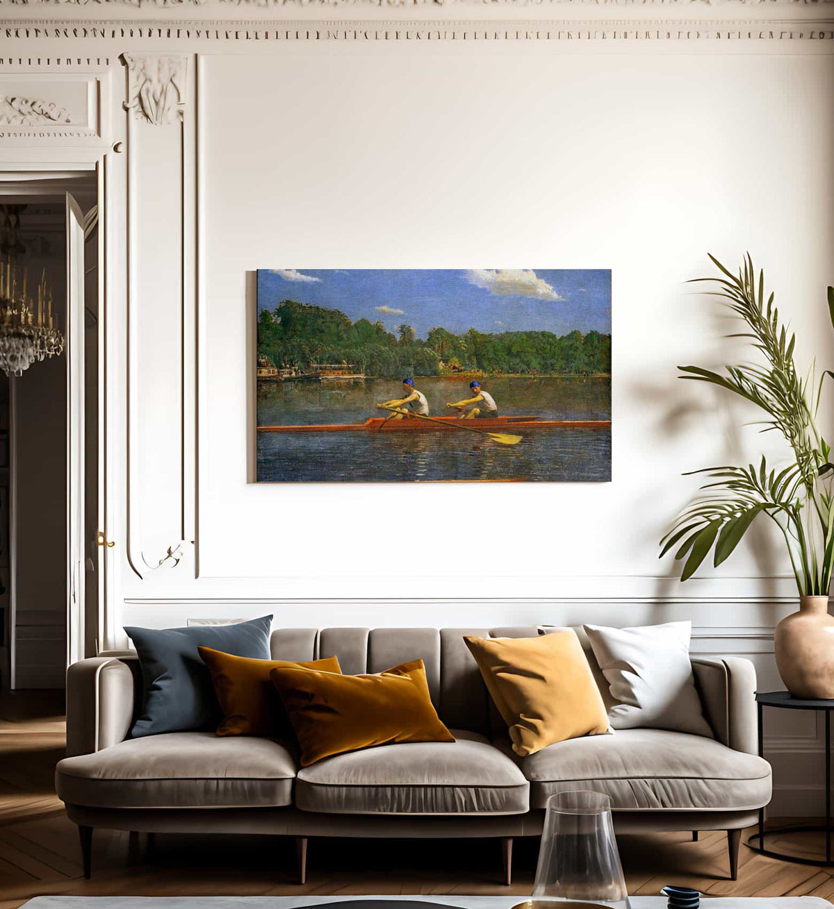 The Biglin Brothers Racing By Thomas Eakins Fine Art Print