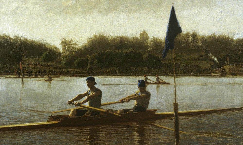 The Biglin Brothers Turning The Stake By Thomas Eakins Fine Art Print