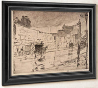 The Billboards, New York By Childe Hassam Fine Art Print