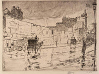 The Billboards, New York By Childe Hassam Fine Art Print