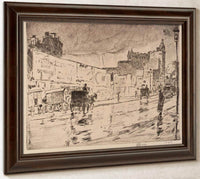 The Billboards, New York By Childe Hassam Fine Art Print