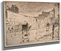 The Billboards, New York By Childe Hassam Fine Art Print