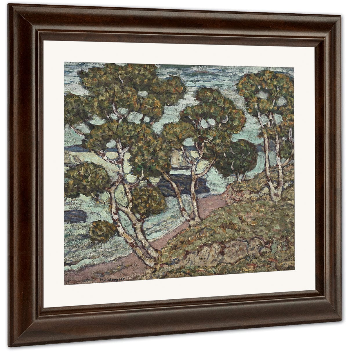 The Birches By Maurice Brazil Prendergast Fine Art Print