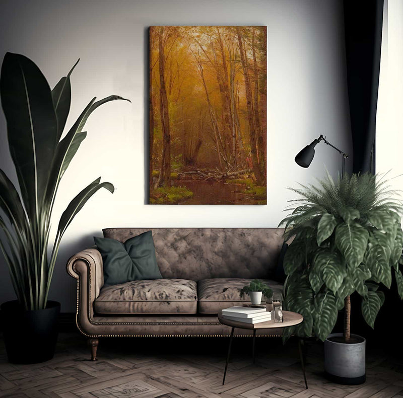 The Birches Of The Catskills By Worthington Whittredge Fine Art Print
