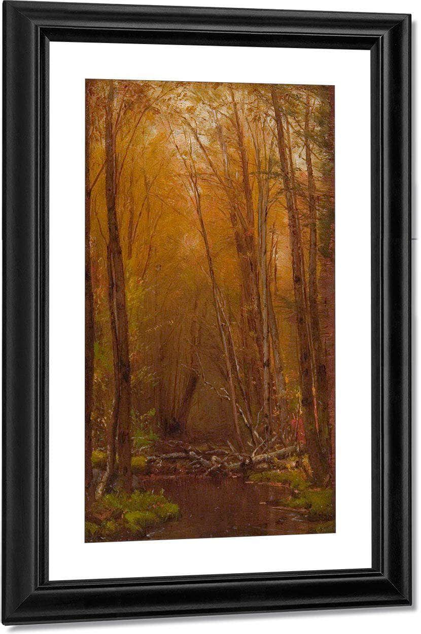 The Birches Of The Catskills By Worthington Whittredge Fine Art Print