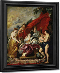 The Birth Of Louis Xiii (1601 43) At Fontainebleau 27Th September 1601 From The Medici Cycle By Peter Paul Rubens Fine Art Print