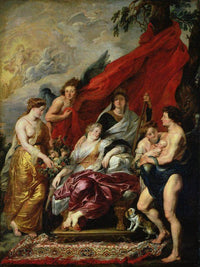 The Birth Of Louis Xiii (1601 43) At Fontainebleau 27Th September 1601 From The Medici Cycle By Peter Paul Rubens Fine Art Print