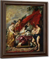 The Birth Of Louis Xiii (1601 43) At Fontainebleau 27Th September 1601 From The Medici Cycle By Peter Paul Rubens Fine Art Print