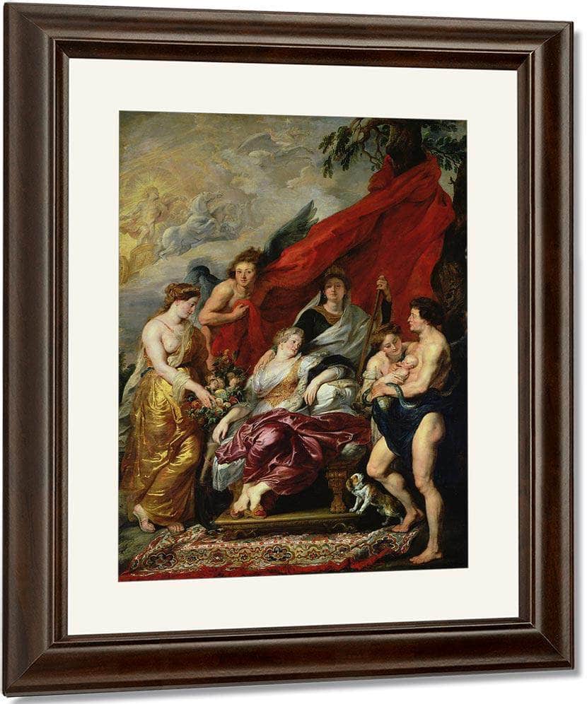 The Birth Of Louis Xiii (1601 43) At Fontainebleau 27Th September 1601 From The Medici Cycle By Peter Paul Rubens Fine Art Print