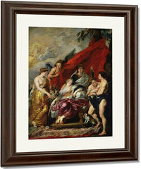 The Birth Of Louis Xiii (1601 43) At Fontainebleau 27Th September 1601 From The Medici Cycle By Peter Paul Rubens Fine Art Print