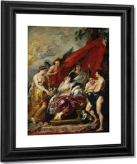 The Birth Of Louis Xiii (1601 43) At Fontainebleau 27Th September 1601 From The Medici Cycle By Peter Paul Rubens Fine Art Print