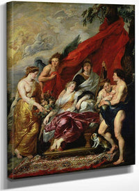 The Birth Of Louis Xiii (1601 43) At Fontainebleau 27Th September 1601 From The Medici Cycle By Peter Paul Rubens Fine Art Print