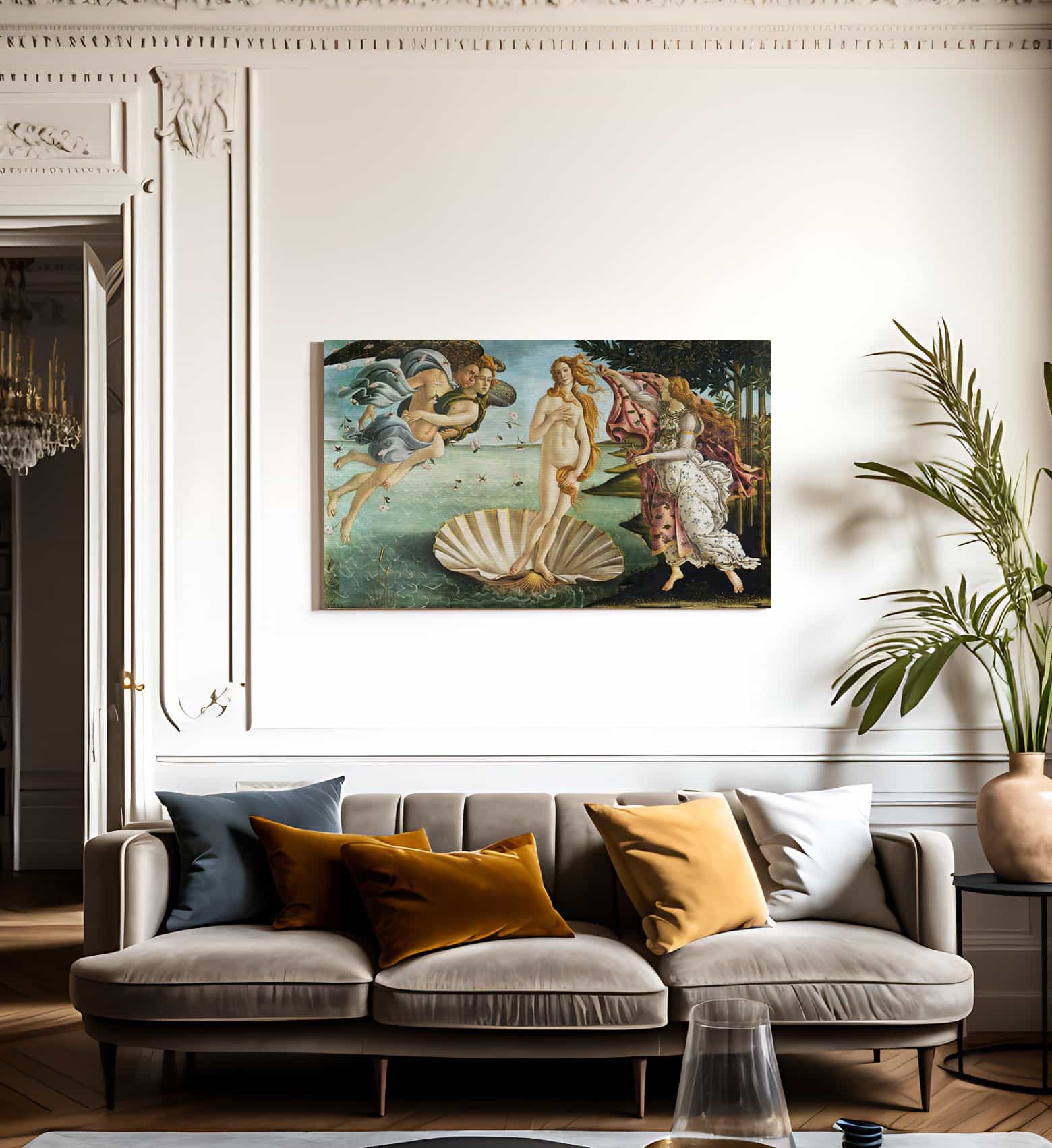 The Birth Of Venus 1485 By Sandro Botticelli Fine Art Print