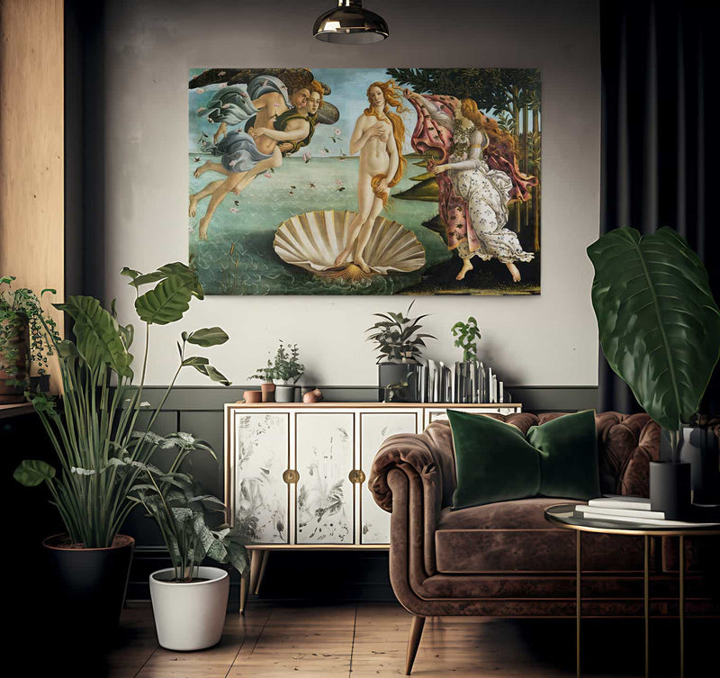 The Birth Of Venus 1485 By Sandro Botticelli Fine Art Print